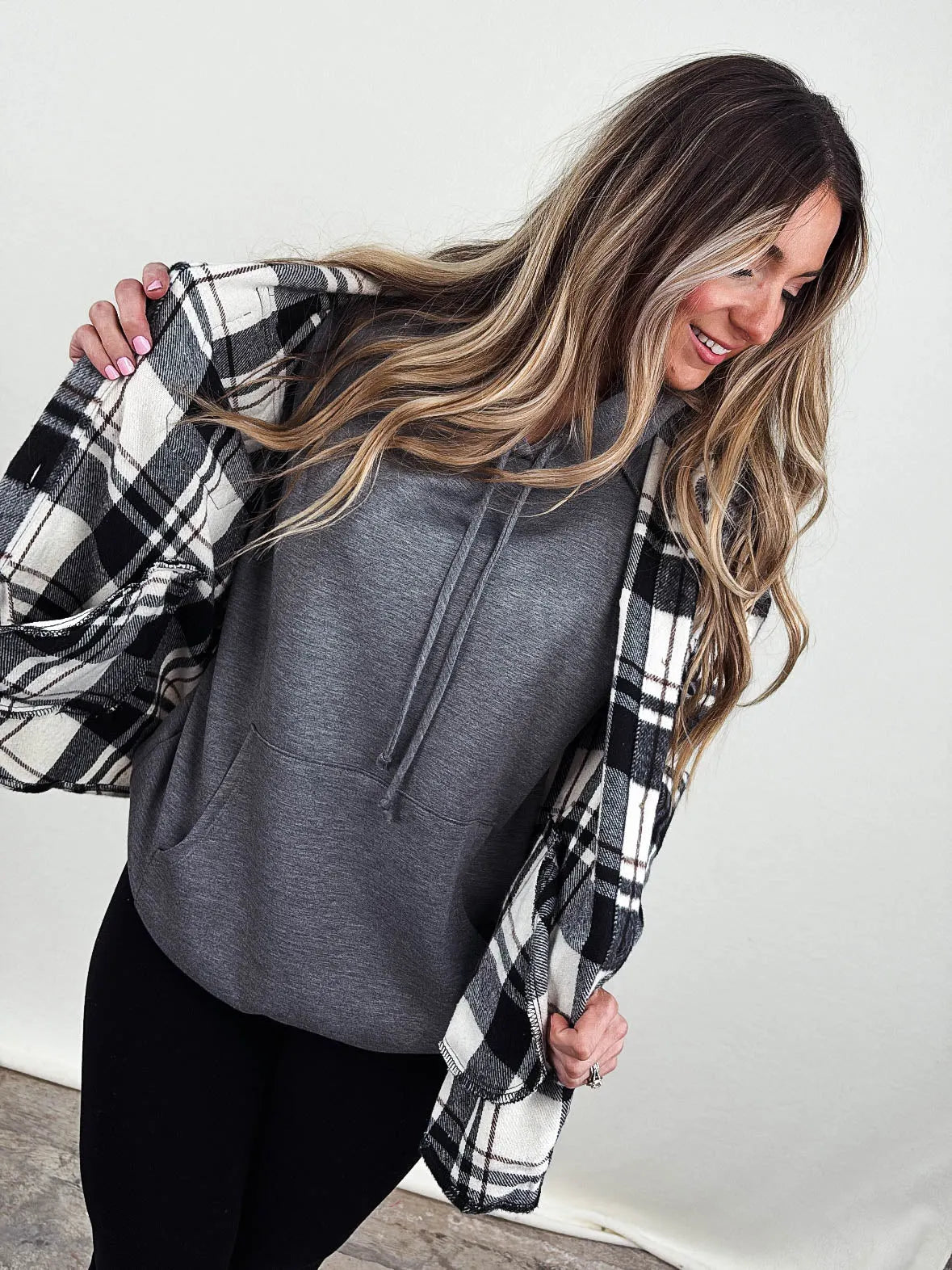 Drawstring Hooded Pullover