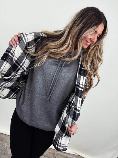 Drawstring Hooded Pullover