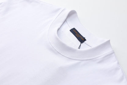 Double Sided 00 Number Letter Print T-Shirt