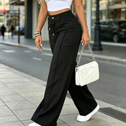 ⏳Time-Limited Special⏰-Women’s High-Waisted Straight Leg Pants