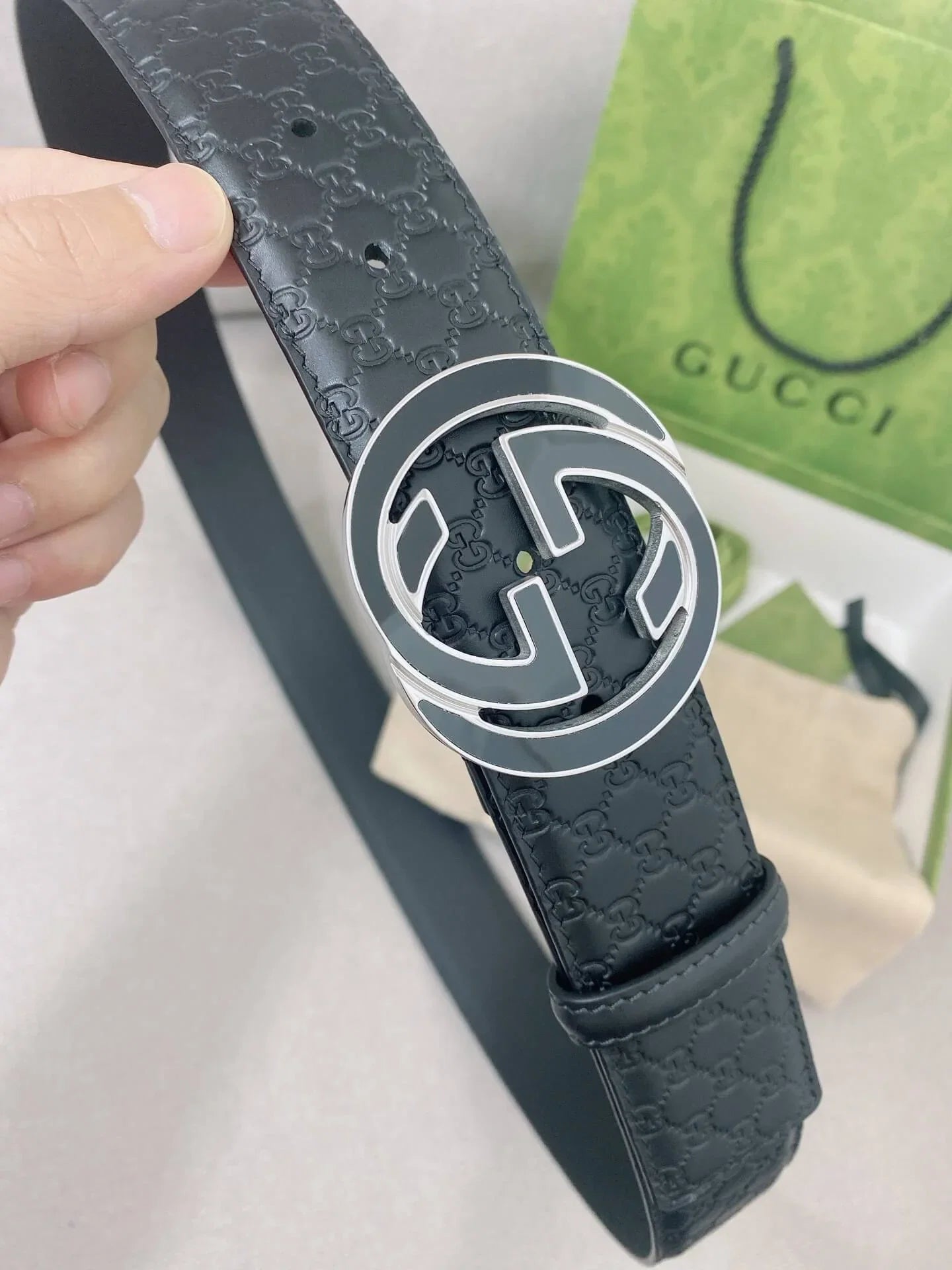 Double G All-Over Print Belt