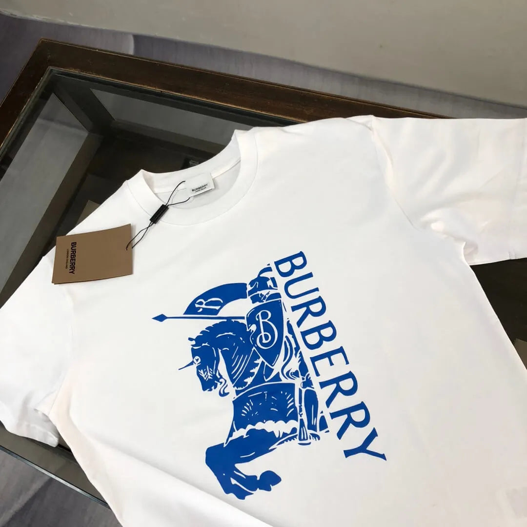 Horse Logo Vertical Print T‑Shirt