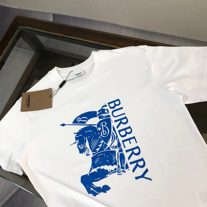 Horse Logo Vertical Print T‑Shirt