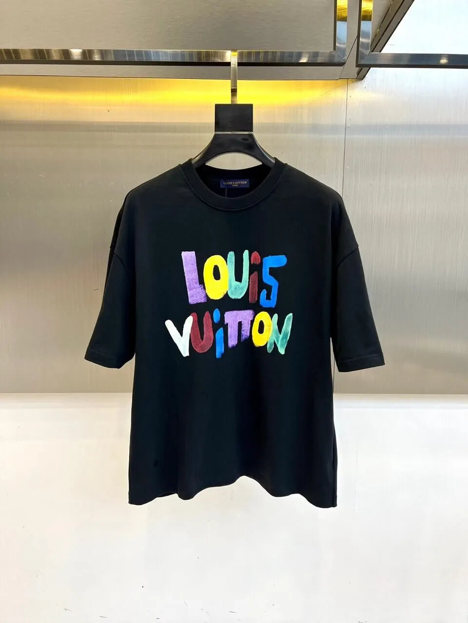 Colorful Graffiti Printed T-shirt