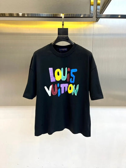 Colorful Graffiti Printed T-shirt