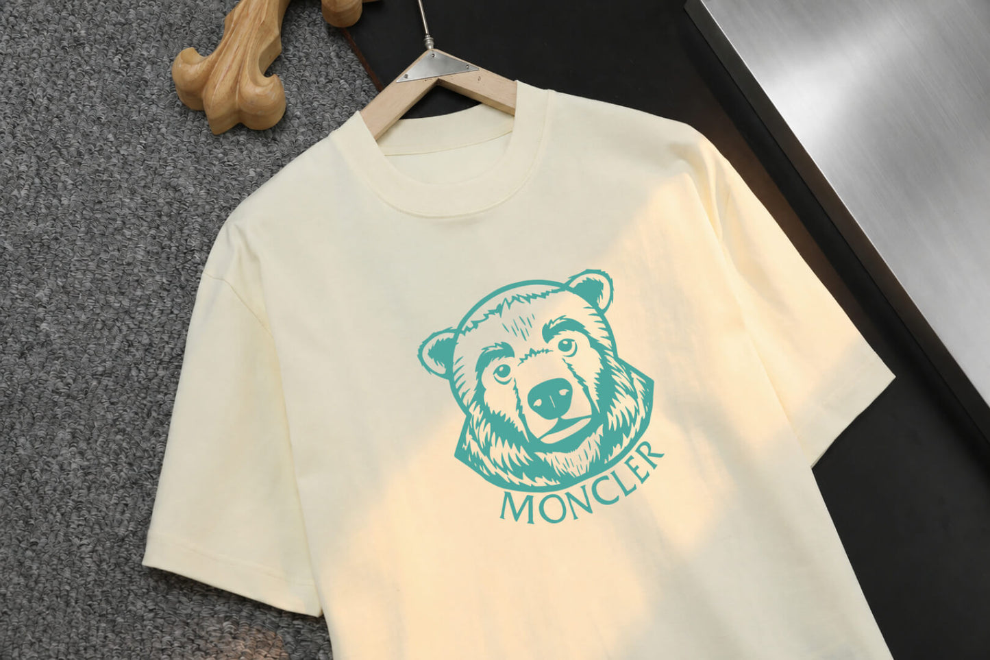 Bear Head Print T‑shirt