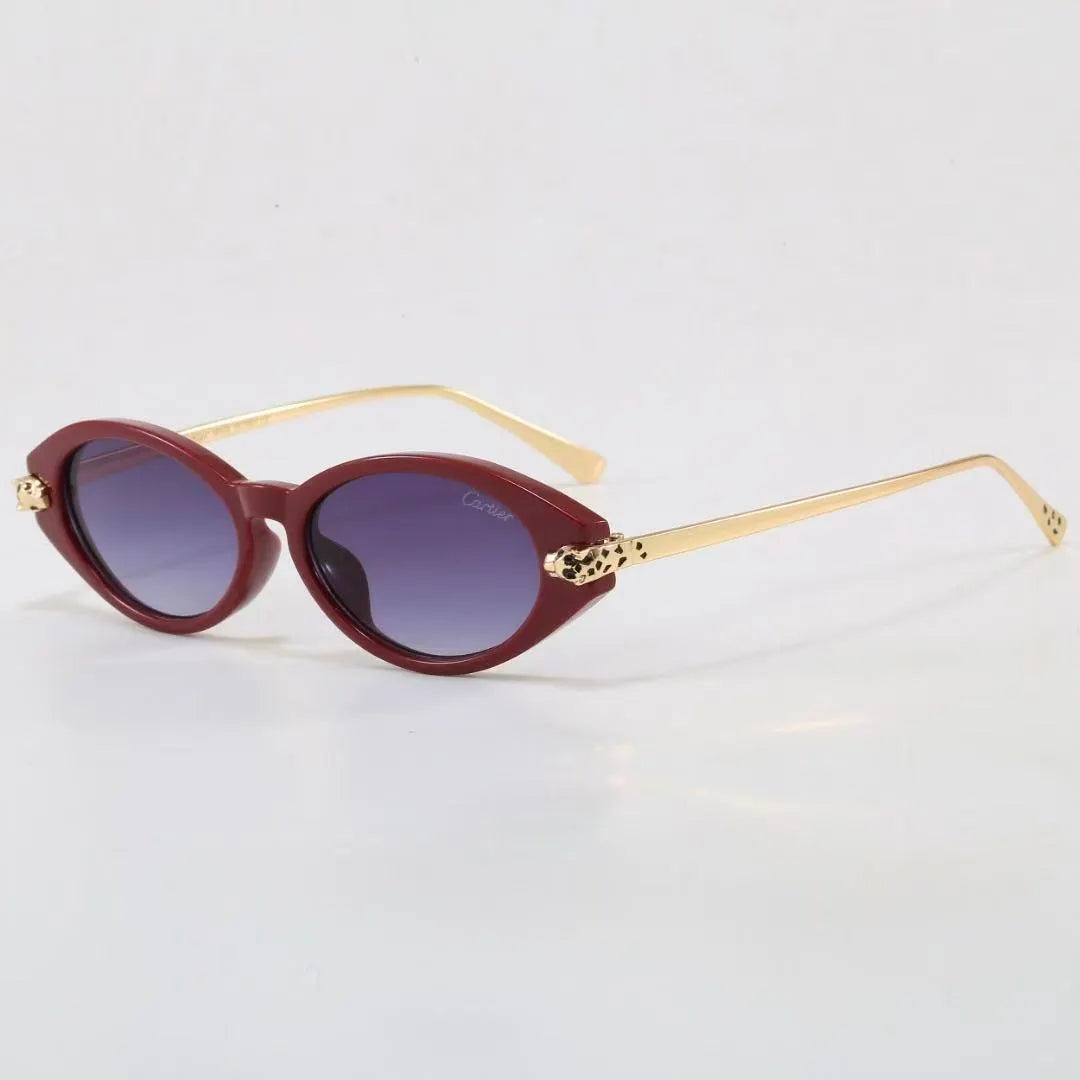 Vintage Panther Cat-Eye Sunglasses
