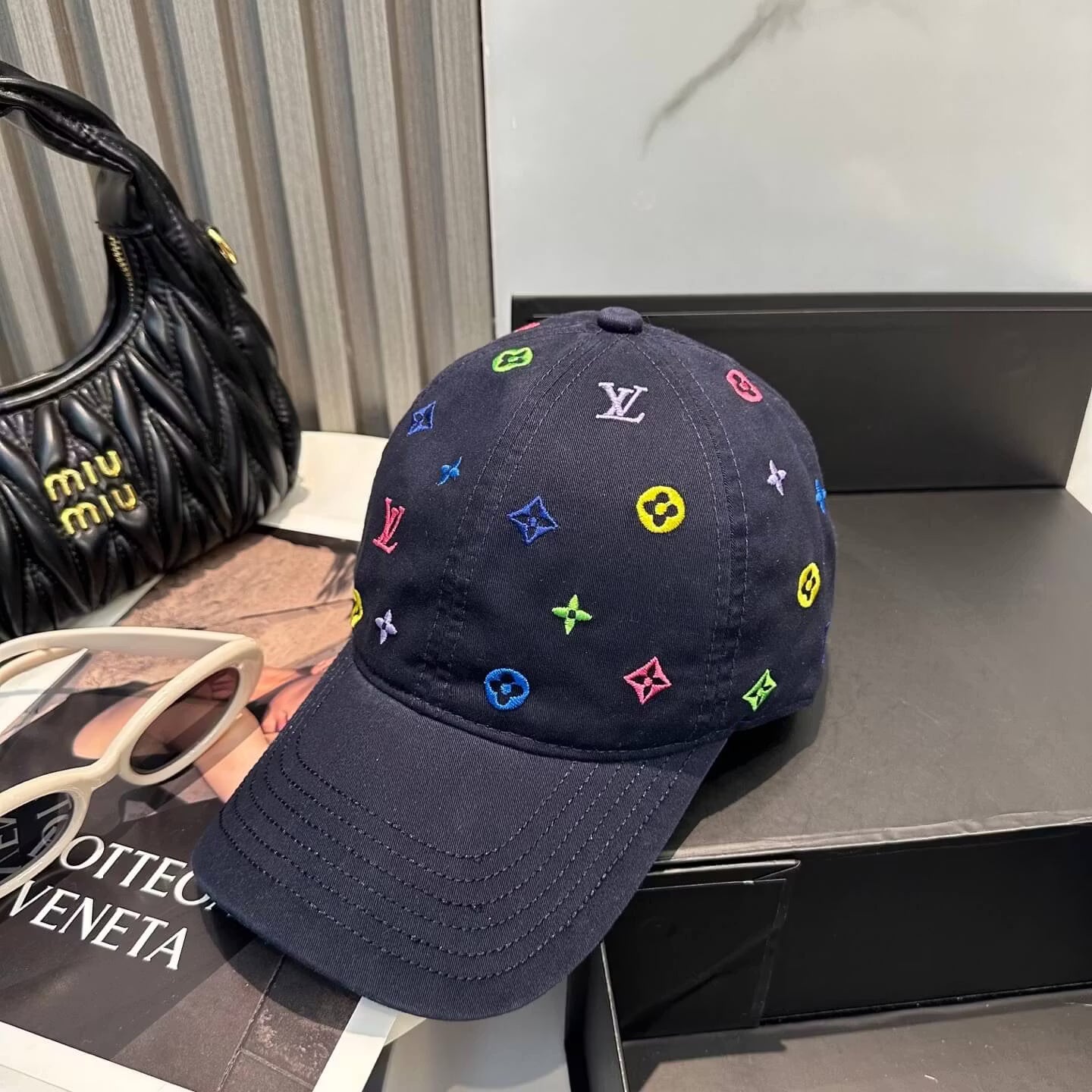 Colorful Embroidered Trendy Baseball Cap