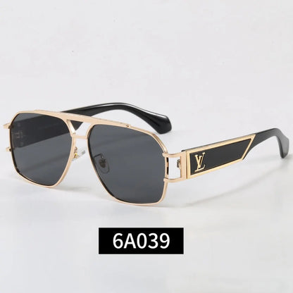 Double Bridge Pilot Sunglasses